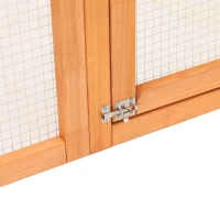 PawHut 71" x 39" x 71" Large Tall Wooden Safe Outdoor Cat Enclosure Catio Cage Heavy Duty Pet Habitat Playpen with 6 Platforms(m-14)