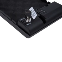 HomCom Portable Safe Case with Electronic 4-Digit Combination Lock(m-4)