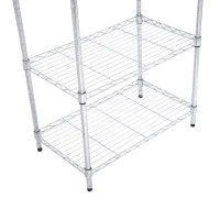 HomCom 47" Bakers Rack Organizer Kitchen Prep Station with Cutting Board(m-8)