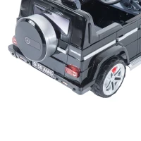 Mercedes-Benz G55 12V Kids Electric Battery Toy Ride-On Car w/ Remote Control - Black(m-8)
