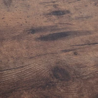 Industrial Style Coffee Cocktail Table Modern with Storage Shelf for Living Room Wood Grain Look(m-13)