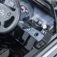 Mercedes-Benz G55 12V Kids Electric Battery Toy Ride-On Car w/ Remote Control - Black(m-10)