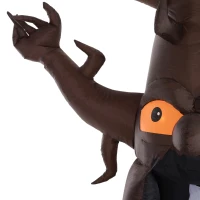 HOMCOM 8’ Lighted Inflatable Outdoor Halloween Yard Decoration - Scary Ghost Tree(m-10)