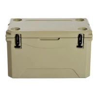 Outsunny 85 Quart Rotomolded Outdoor Portable Camping Cooler and Ice Chest Box(m-5)