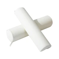 HomCom 22" Portable Massage Stool and Pillow Set - Cream(m-5)