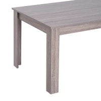 HomCom 43" Wood Rectangle Modern Contemporary Parsons Coffee Table(m-8)