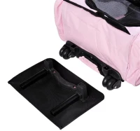 Pawhut Pet Carrier / Dog Backpack w/Wheels - Pink(m-10)