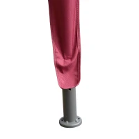 Outsunny 10’ x 10’ Outdoor Portable Dome Canopy Tent Sunshade Cover - Wine Red(m-5)