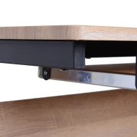 HomCom Computer Desk Wood Top Office Workstation PC Laptop Study Table  with Keyboard Tray(m-7)