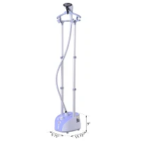 HOMCOM Fabric Garment Steamer for Clothes, Hanging Full Size, 2 Liter, 1350W, 11 Level Steam Adjustment - Purple(m-3)