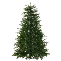 HomCom 7' PVC Artificial Pine Christmas Tree 576 branch(m-1)