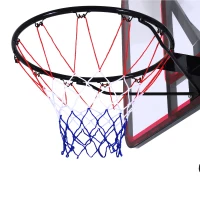 Open Box Aosom 44" Clear Backboard Height Adjustable Portable Basketball Hoop(m-10)