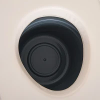 HomCom Personal Mobility Durable Waterproof Shower Accessible Transport Commode Medical Rolling Chair(m-12)