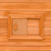 PawHut 77" x 38" x 69" Large Safe Wooden Outdoor Cat Enclosure Catio Cage Playpen Small Animal Habitat Home with Ramp and Covered House(m-11)