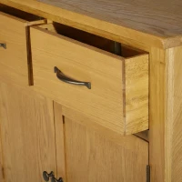 HomCom 35.5" Contemporary Sideboard Buffet Table Storage Cabinet  with Drawer(m-8)