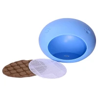 Pawhut Pet Dog Cat Egg Shaped Pod Sleeping Bed House - Blue(m-5)
