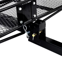 Aosom 48” Hitch Mounted 2" Receiver Folding Cargo Carrier(m-2)