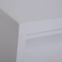 HomCom 32" W x 18" D x 30" H 3 Drawer Steel Metal Lateral File Cabinet(m-11)