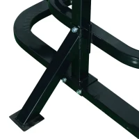 Soozier Adjustable Lower Body Leg Curl Fitness Machine - White / Black(m-7)