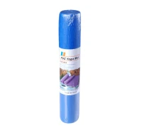 Soozier 74" x 24" x 1/4" Thick Non-Skid Yoga Mat w/ Carrying Bag - Blue(m-3)