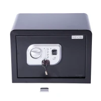 HomCom 13.8" Fingerprint Digital Electronic Gun Safe Box w/ Keypad Lock Security - Black(m-6)