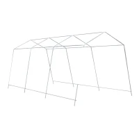 Outsunny 15’ x 7’ x 7’ Outdoor Portable Walk-In Tunnel Greenhouse with Windows(m-7)