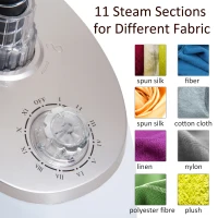 HomCom 1.8 Liter 1200W Upright Full Size Clothing Steamer With Fabric Brush And Garment Hanger - White / Grey(m-5)