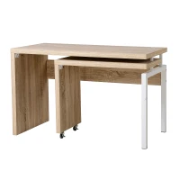 HomCom Modern Rotating Nesting L-Shaped Computer Desk Workstation(m-1)