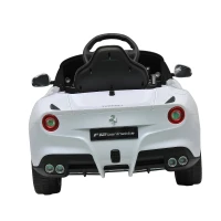 Ferrari F12 Kids 6v Electric Ride On Toy Car w/ Parent Remote Control - White(m-10)