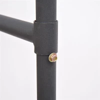 HomCom 6' Rolling Closet  Clothing Rack(m-6)