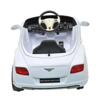 Bentley GTC Kids 6v Electric Ride on Toy Car w/ Parent Remote Control - White(m-7)
