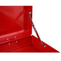 HomCom 2 Piece Rolling Tool Cabinet Combo Set with 8 Drawers and Removable Tool Box - Red(m-8)