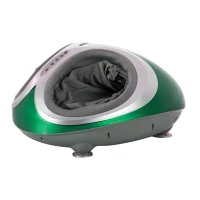 HomCom Personal Heated Multi Function Dual Foot Massager With Remote Control - Green(m-8)