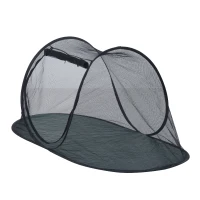 PawHut 72" Outdoor Tent for Indoor Cats – Green and Black(m-1)