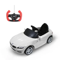 BMW Z4 Kids 6v Electric Ride On Toy Car w/ Parent Remote Control - White(m-3)