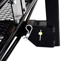 Aosom 48” Hitch Mounted 2" Receiver Folding Cargo Carrier(m-7)