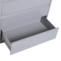 HomCom 32" W x 18" D x 30" H 3 Drawer Steel Metal Lateral File Cabinet(m-9)