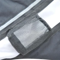 Pawhut Vehicle/Bicycle Soft Side Carrier - Black / Gray(m-8)