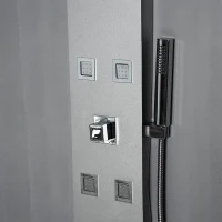 HomCom 3 Stage All-in-One Shower Head/Body Sprayer Panel(m-5)