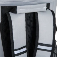 Outsunny 25 Quart Capacity Soft Sided Waterproof Insulated Backpack Cooler Bag - Grey(m-11)