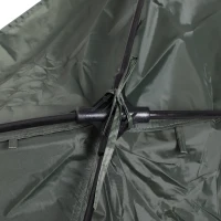 Open Box Outsunny Extra Large Compact Pop Up Portable Folding Outdoor Elevated All in One Camping Cot Tent Combo Set(m-10)