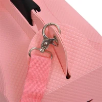 Pawhut Portable Folding Pet Dog Travel Carrying Tote Bag House Kennel - Pink(m-5)