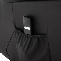 HOMCOM Faux Leather Three Position Power Lift Recliner Chair With Remote - Black(m-8)