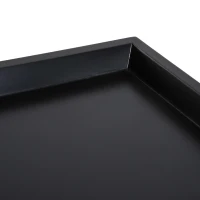 HomCom 33" 15 Bottle Floor Wine Rack Storage Cabinet - Black(m-9)