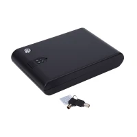 HomCom Portable Safe Case with Electronic 4-Digit Combination Lock(m-1)