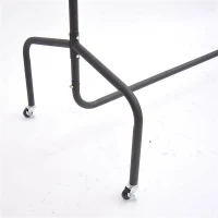 HomCom 6' Rolling Closet  Clothing Rack(m-4)