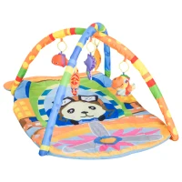 Qaba Kids Baby Toddler Play Gym Activity Center Creeping Mat(m-2)