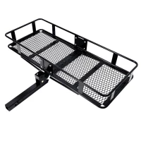 Aosom 48” Hitch Mounted 2" Receiver Folding Cargo Carrier(m-1)