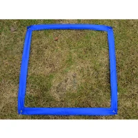 PawHut Competition Dog Agility Equipment Obstacle Course Set for Outdoor Backyard, Blue and Yellow(m-10)