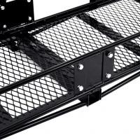 Aosom 48” Hitch Mounted 2" Receiver Folding Cargo Carrier(m-6)